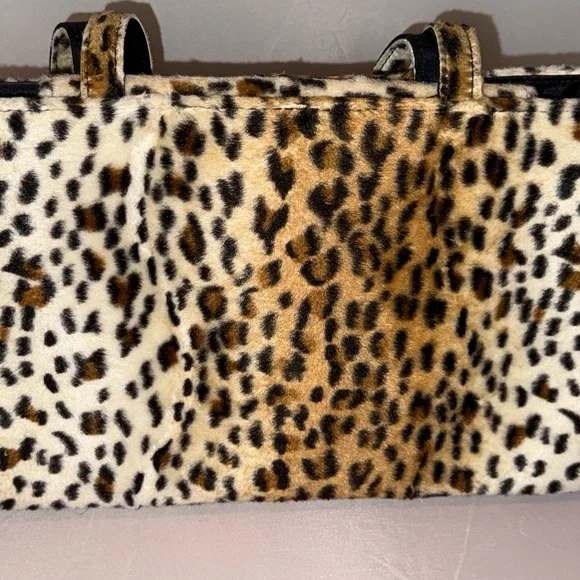 Leopard Print Satchel Bag - Picture 3 of 6